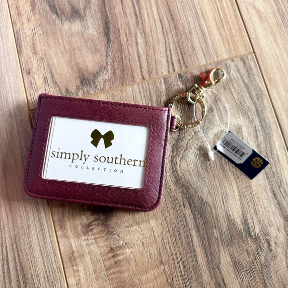 Simply Southern Maroon ID/Card Wallet - NWT - Picture 2 of 3